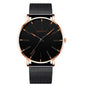 Cap Point Steel black rosy orange Geneva Men Elegant Watch