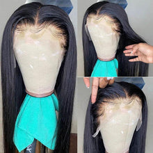 Load image into Gallery viewer, Cap Point Straight Lace Front Tracy Human Hair Wigs

