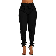 Load image into Gallery viewer, Cap Point Summer Bow Sashes High Waist Pencil Pants

