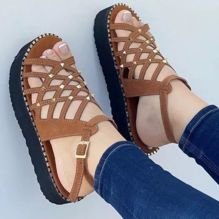 Cap Point Summer Casual Sports Platform Roman Sandals