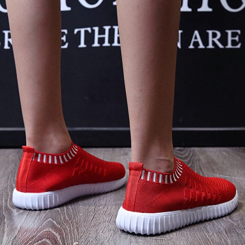 Cap Point Summer Slip on Soft Bottom Running Breathable Mesh Flat Sneakers