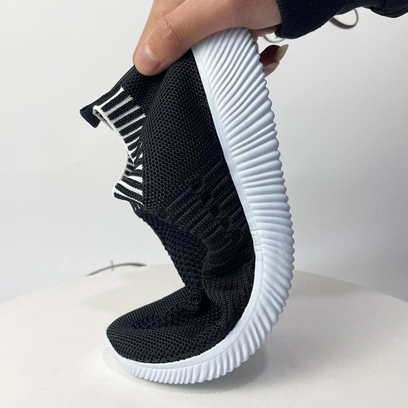 Cap Point Summer Slip on Soft Bottom Running Breathable Mesh Flat Sneakers