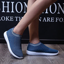 Load image into Gallery viewer, Cap Point Summer Slip on Soft Bottom Running Breathable Mesh Flat Sneakers
