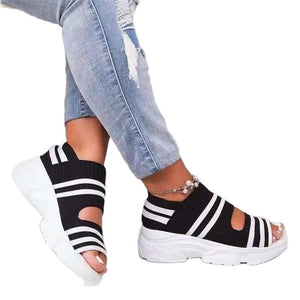 Cap Point Summer Sports Wear Peep Toe Breathable Sandals