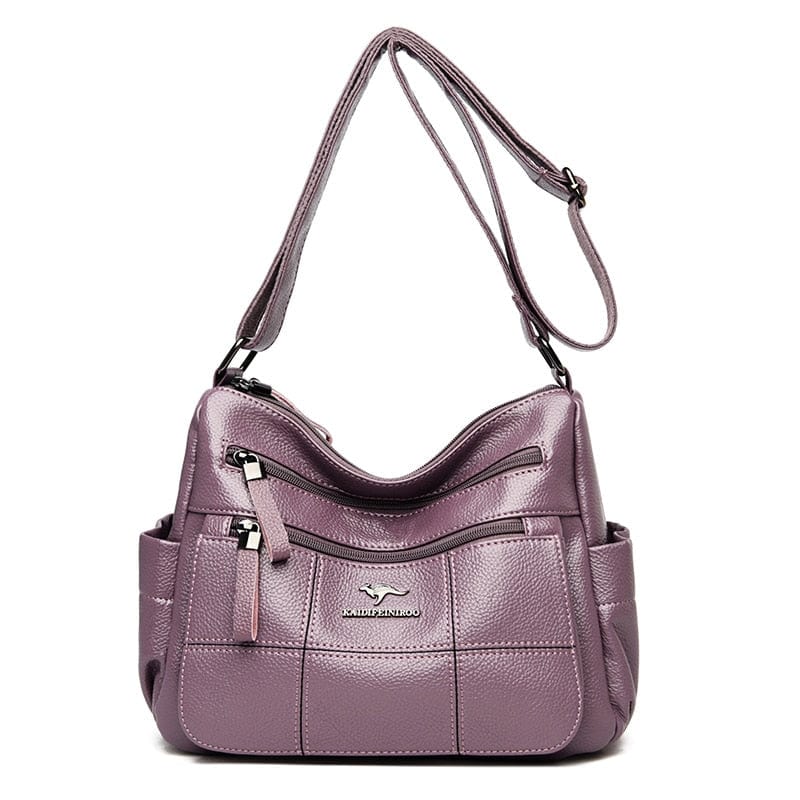 Cap Point Taro purple / One size Denise Genuine Brand Leather Designer Shoulder Crossbody HandBag