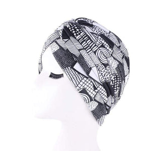Cap Point Trendy printed hijab bonnet