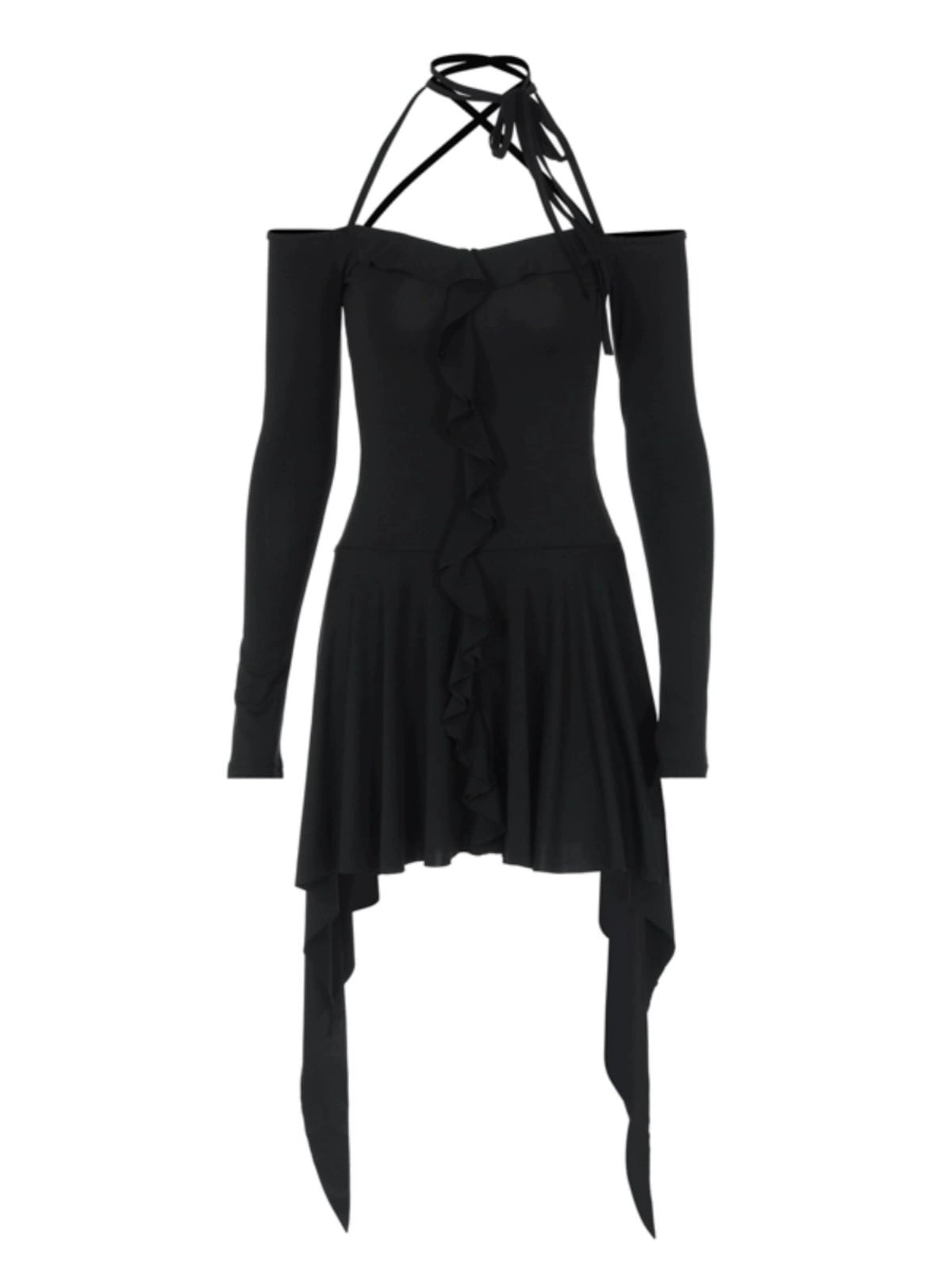 Cap Point Valeria Pure Desire Asymmetrical Design Halterneck Dress