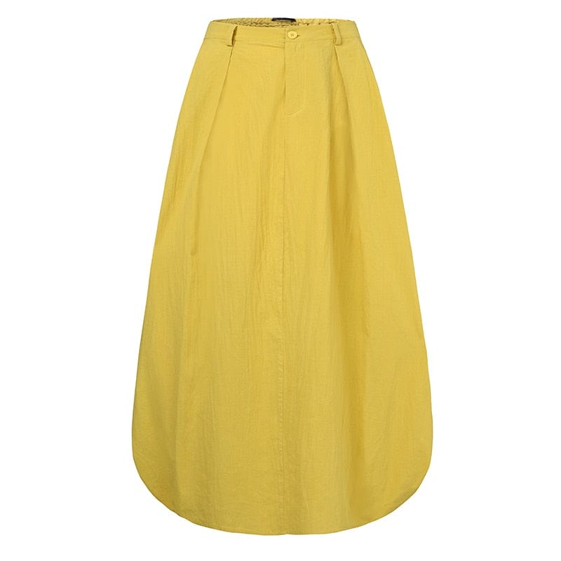 Cap Point Vintage high waist lined skirt