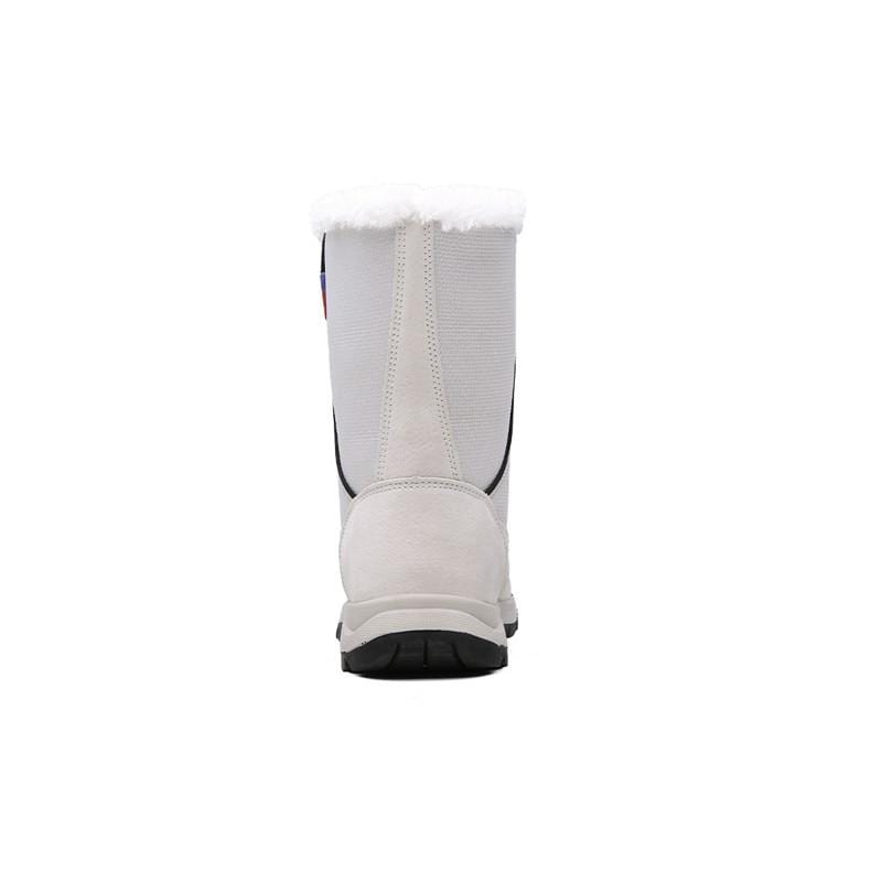 Cap Point Waterproof ankle boots with thick fur for women