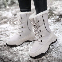 Load image into Gallery viewer, Cap Point Waterproof ankle boots with thick fur for women
