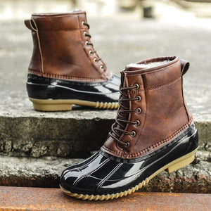 Cap Point Waterproof winter boots for men with rubber sole