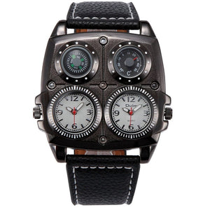 Cap Point White 2 Elegant General Pilot Wrist Watch