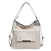 Charger l&#39;image dans la galerie, Cap Point White 3 In 1 Bag Soft Leather Sac Bagpack Luxury Handbag
