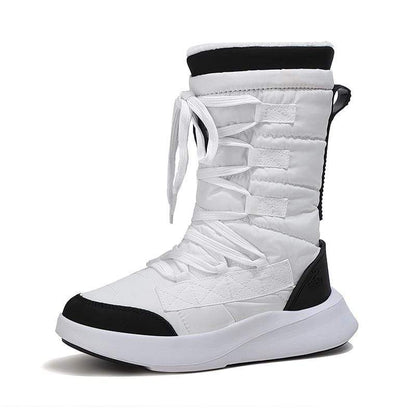 Cap Point White / 5.5 Women's Round Toe Mid-Calf Winter Boots