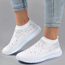Load image into Gallery viewer, Cap Point white / 5 Comfortable Soft Bottom Breathable Mesh Flat Sneakers
