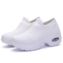 Load image into Gallery viewer, Cap Point White / 5 Women Breathable Spring Shoes
