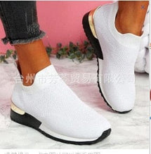 Load image into Gallery viewer, Cap Point white / 6 New Spring Knitting Mesh Breathable Platform Sneakers
