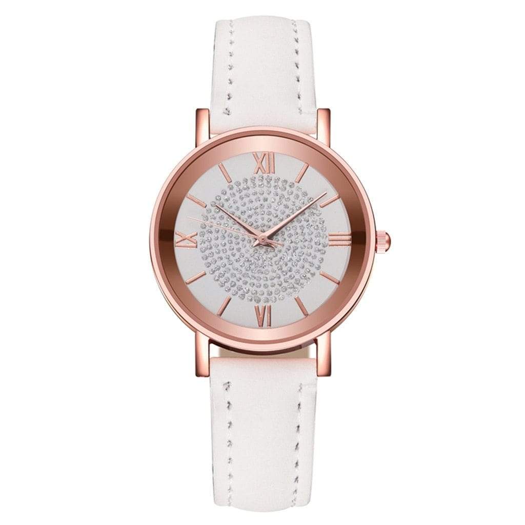 Cap Point White Fashion Women's Luxury  Quartz Watch