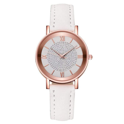 Cap Point White Fashion Women's Luxury  Quartz Watch