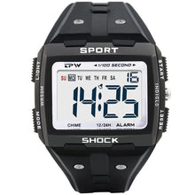 Load image into Gallery viewer, Cap Point white Multifunction Digital Men&#39;s Sports Watch
