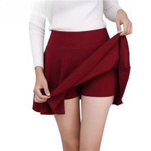 Load image into Gallery viewer, Cap Point Wine Red 1 / M Serena Big Size Tutu School Short Skirt Pant

