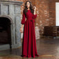 Cap Point Wine Red / 3XL Rachel solid evening dress
