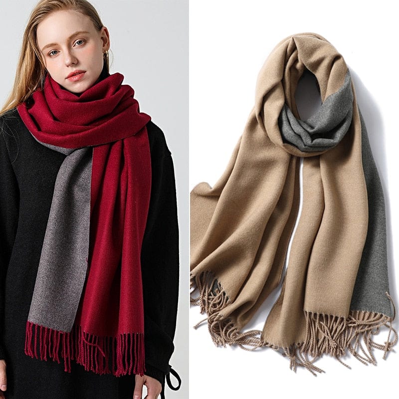Cap Point Winnie Winter Cashmere Thick Warm Shawls Wrap Scarf
