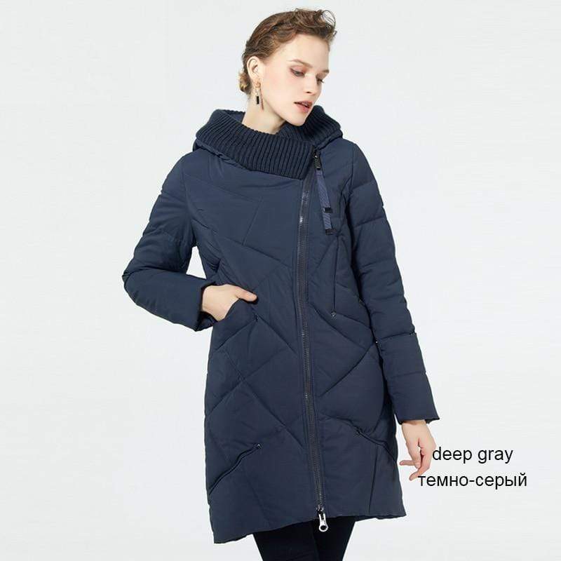Cap Point Winter Brand Thick Winter Organic Hooded Parka Coat