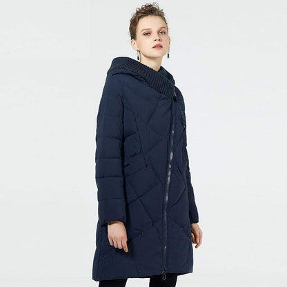 Cap Point Winter Brand Thick Winter Organic Hooded Parka Coat