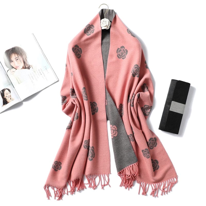 Cap Point WJ102-11 Winnie Winter Cashmere Thick Warm Shawls Wrap Scarf