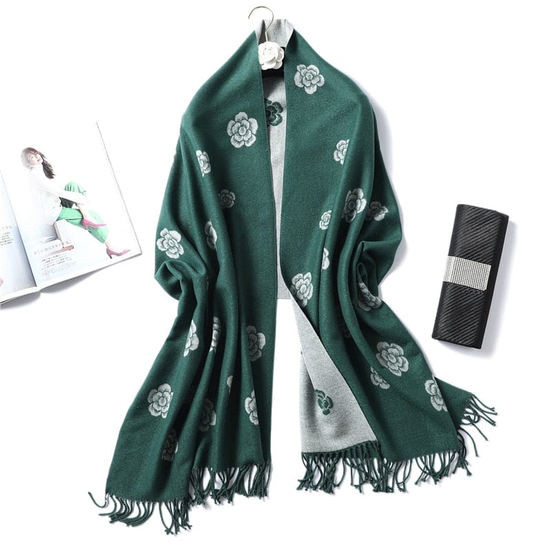 Cap Point WJ102-12 Winnie Winter Cashmere Thick Warm Shawls Wrap Scarf