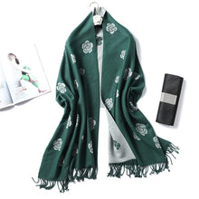 Load image into Gallery viewer, Cap Point WJ102-12 Winnie Winter Cashmere Thick Warm Shawls Wrap Scarf
