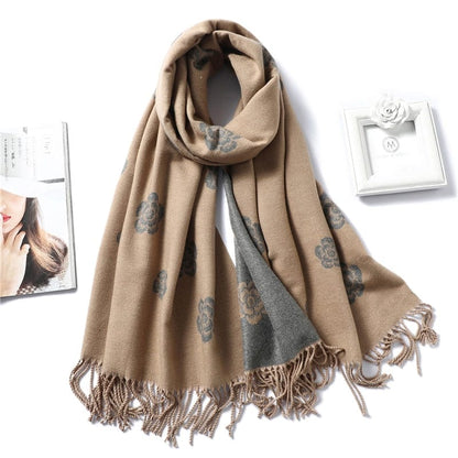 Cap Point WJ102-4 Winnie Winter Cashmere Thick Warm Shawls Wrap Scarf