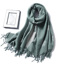Load image into Gallery viewer, Cap Point WJ102-6 Winnie Winter Cashmere Thick Warm Shawls Wrap Scarf
