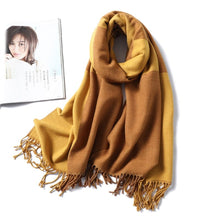 Load image into Gallery viewer, Cap Point WJ103-1 Winnie Winter Cashmere Thick Warm Shawls Wrap Scarf
