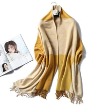 Load image into Gallery viewer, Cap Point WJ103-10 Winnie Winter Cashmere Thick Warm Shawls Wrap Scarf
