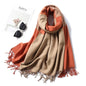 Cap Point WJ103-2 Winnie Winter Cashmere Thick Warm Shawls Wrap Scarf