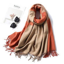 Load image into Gallery viewer, Cap Point WJ103-2 Winnie Winter Cashmere Thick Warm Shawls Wrap Scarf
