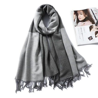 Cap Point WJ103-5 Winnie Winter Cashmere Thick Warm Shawls Wrap Scarf