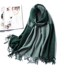 Load image into Gallery viewer, Cap Point WJ103-6 Winnie Winter Cashmere Thick Warm Shawls Wrap Scarf
