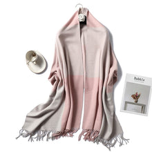 Load image into Gallery viewer, Cap Point WJ103-9 Winnie Winter Cashmere Thick Warm Shawls Wrap Scarf

