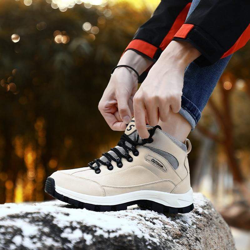Cap Point Women Camping Hiking Slip-on Breathable Winter Sneakers