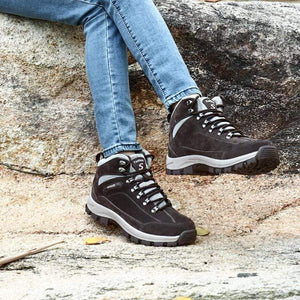Cap Point Women Camping Hiking Slip-on Breathable Winter Sneakers