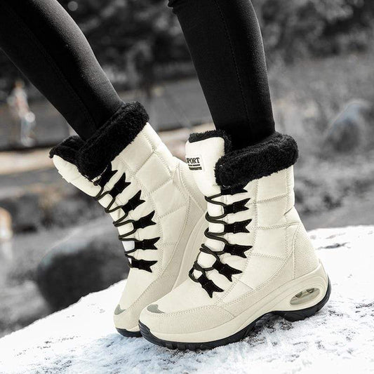 Cap Point Women Quality Waterproof  Comfortable Winter Keep Warm Boots