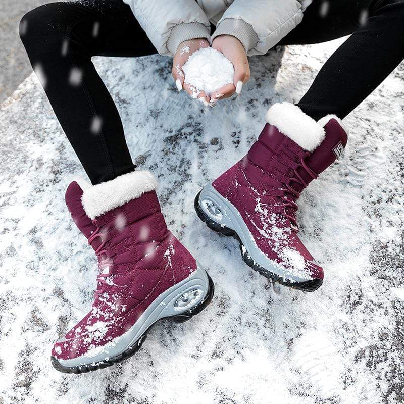 Cap Point Women Quality Waterproof  Comfortable Winter Keep Warm Boots