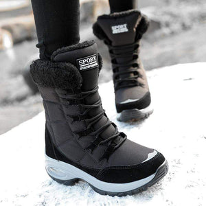 Cap Point Women Quality Waterproof  Comfortable Winter Keep Warm Boots