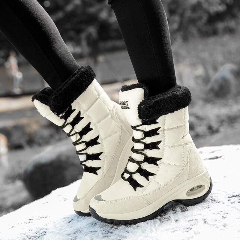 Cap Point Women Quality Waterproof  Comfortable Winter Keep Warm Boots