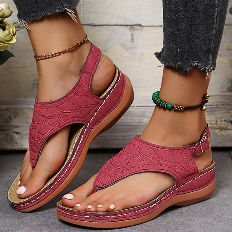 Cap Point Women's Open Toe Wedge Sandals
