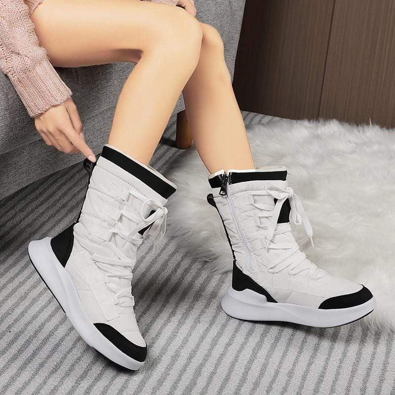 Cap Point Women's Round Toe Mid-Calf Winter Boots