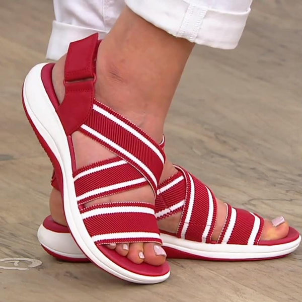 Cap Point Women's Summer Open Toe Non-Slip Platform Sandals